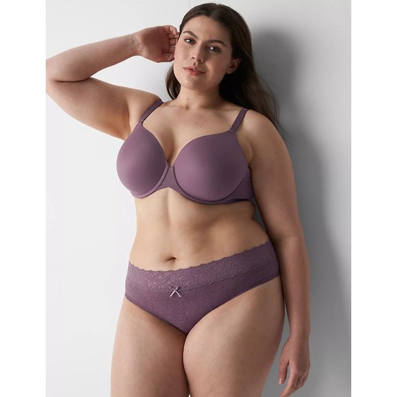 Lane Bryant Cacique Soft Stretch Lace Cheeky Panty 18/20 - Picture 3 of 3